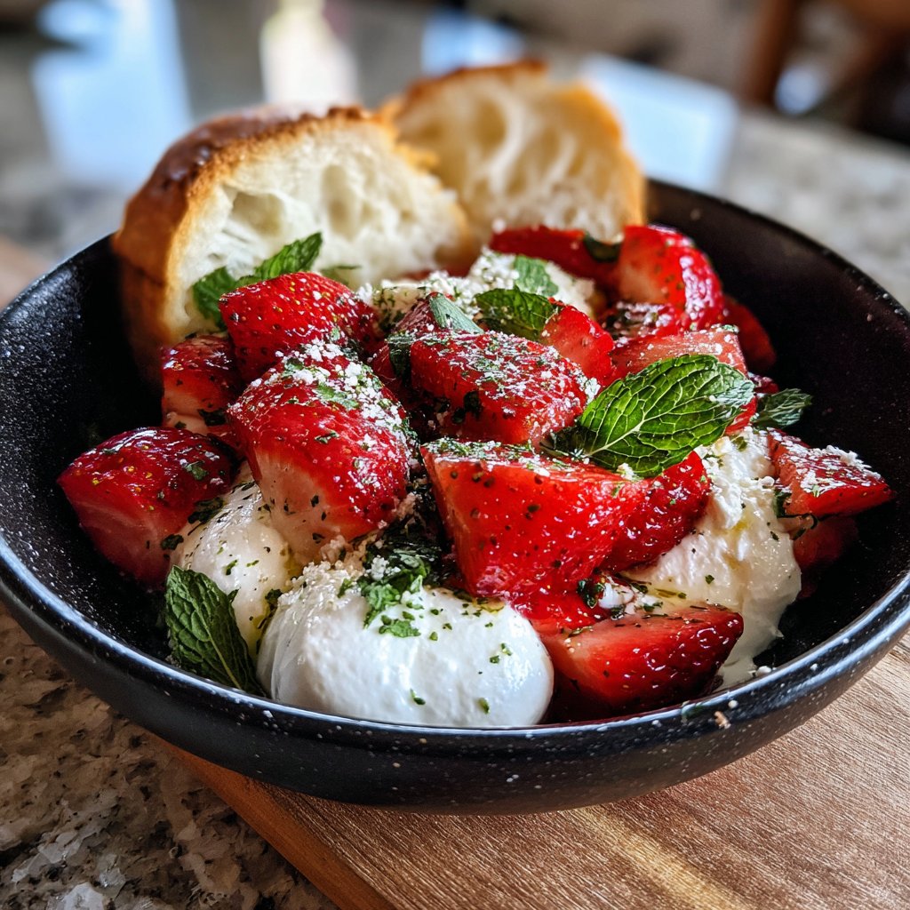 Strawberry Burrata Salad