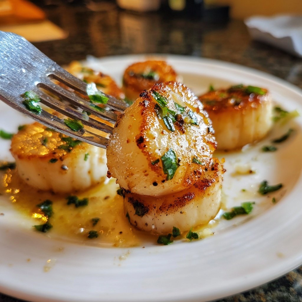 Romantic Seared Scallops
