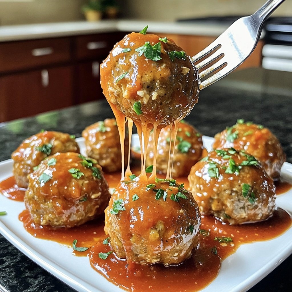 Set-It-and-Forget-It Slow Cooker Chicken Meatballs