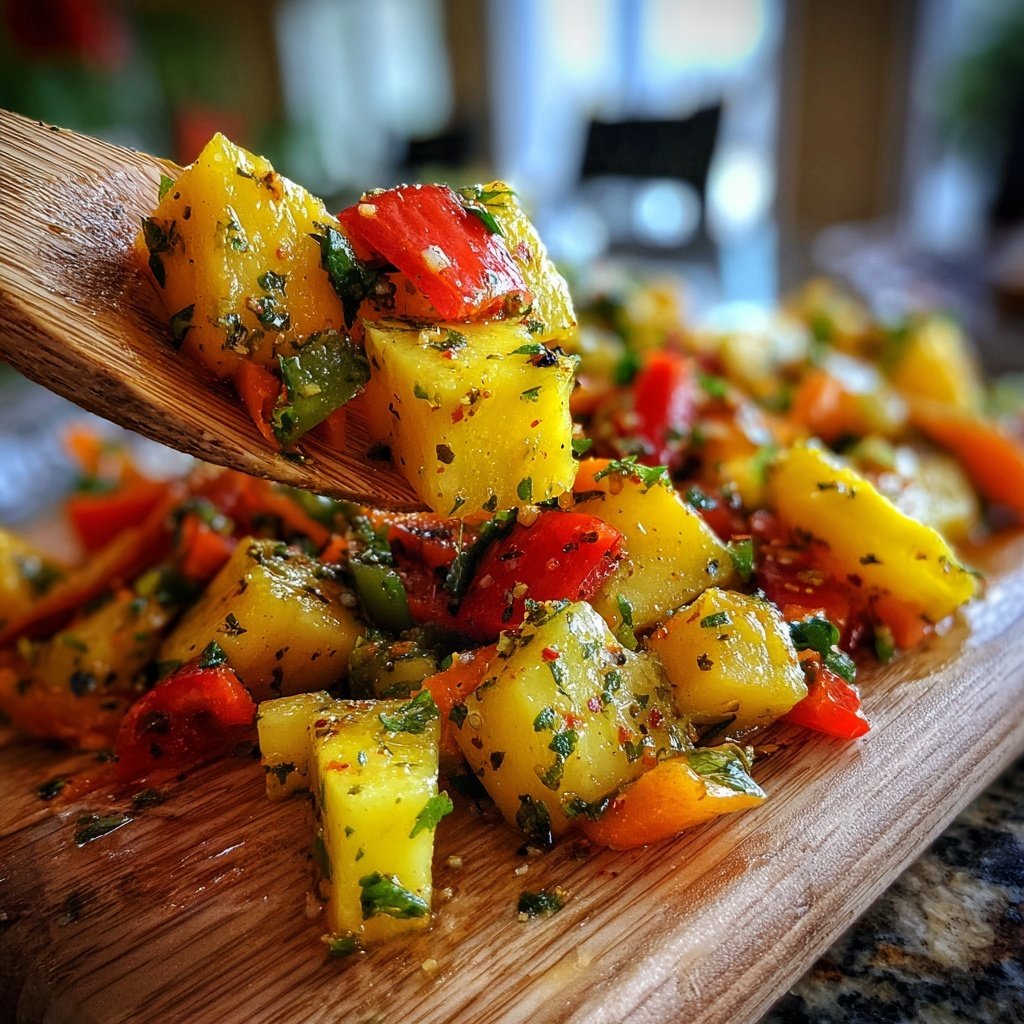 Jamaican Mango Vegetable Salad
