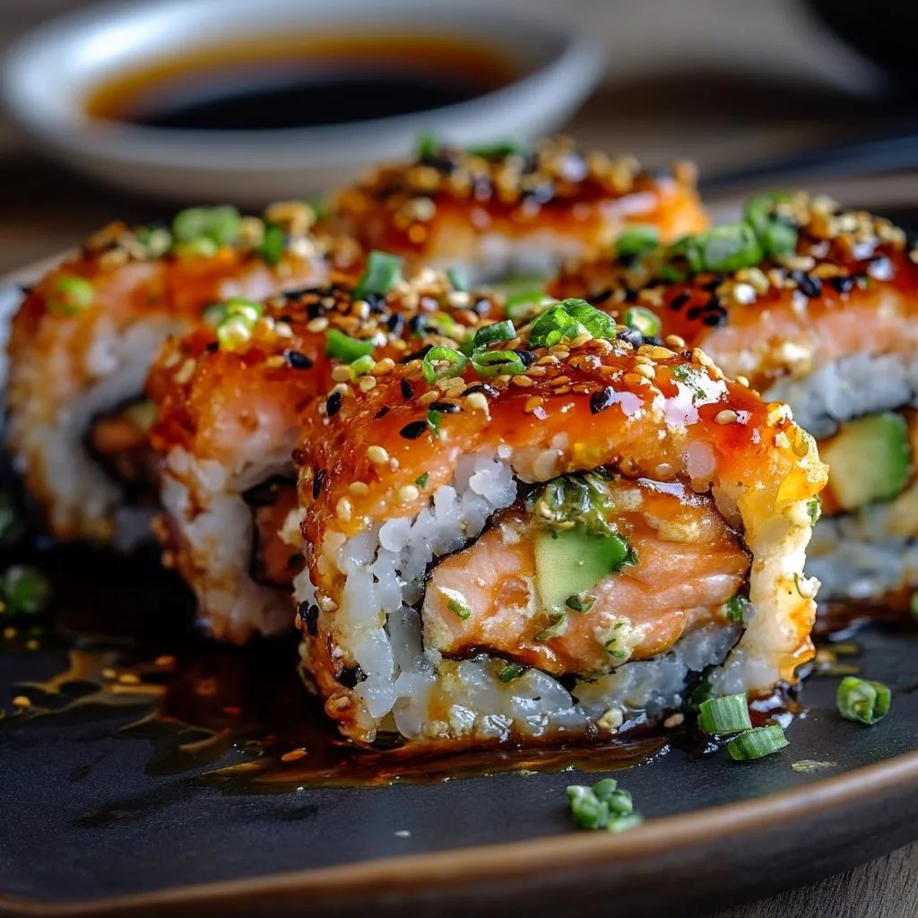 Easy Spicy Salmon Sushi Bake Recipe