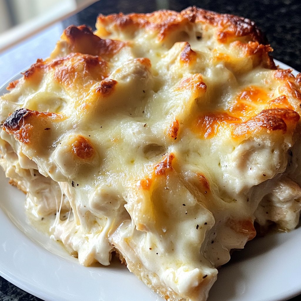 Easy Chicken Alfredo Bake Recipe