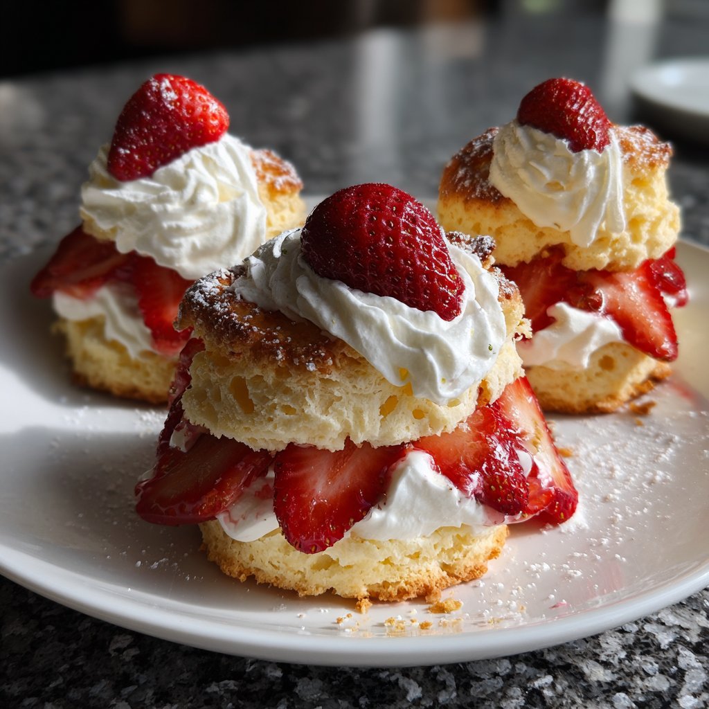 Valentines Treats Strawberry Shortcakes
