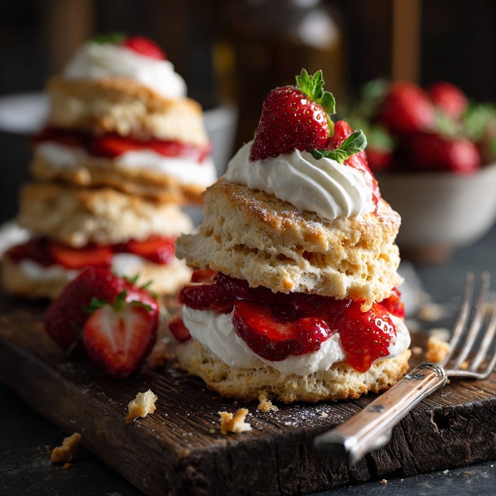 Classic Strawberry Shortcake Biscuits