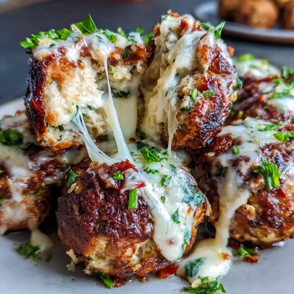 Ground Chicken Parmesan Meatballs