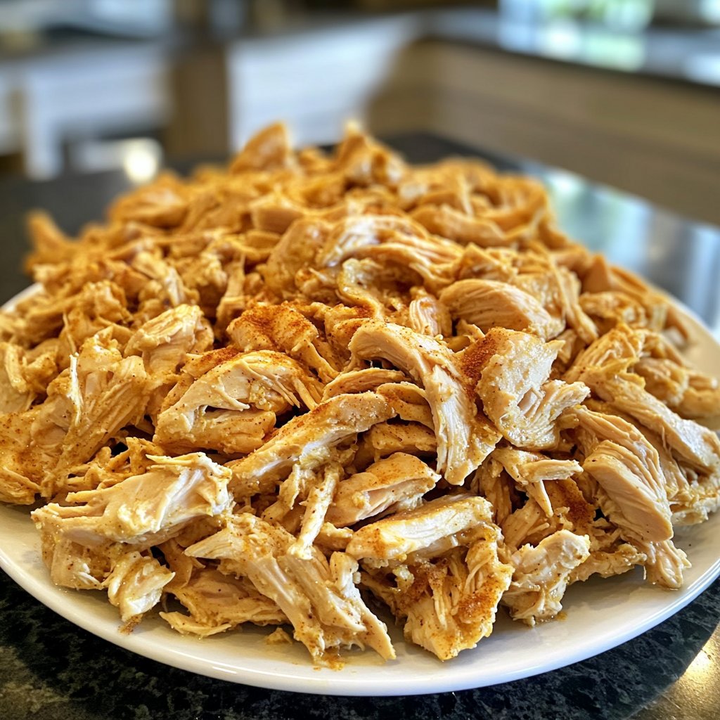 Simple Slow Cooker Shredded Chicken