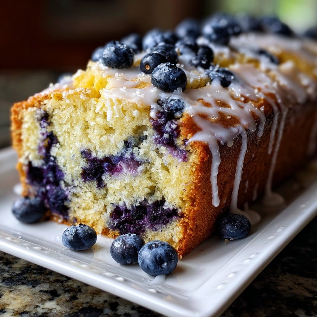 Baking & Desserts Lemon Blueberry Loaf Cake