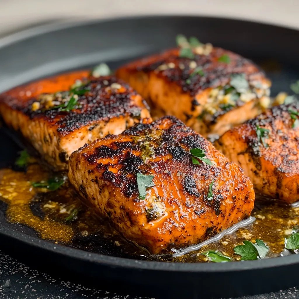 Blackened Cajun Stuffed Salmon