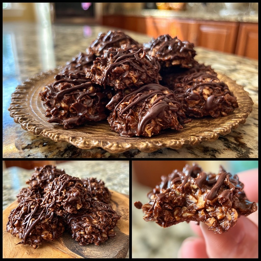 Chocolate Coconut Peanut Clusters