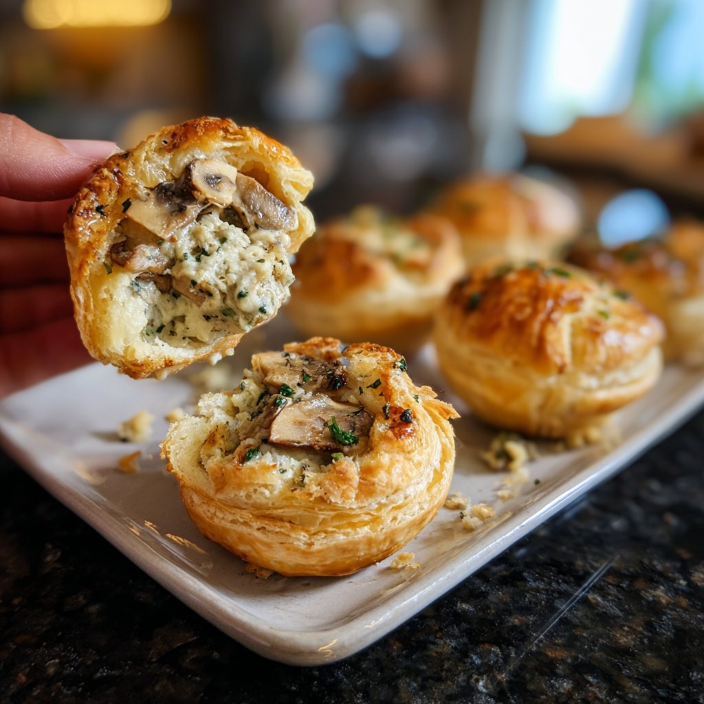 Mini Mushroom Vol-au-Vents