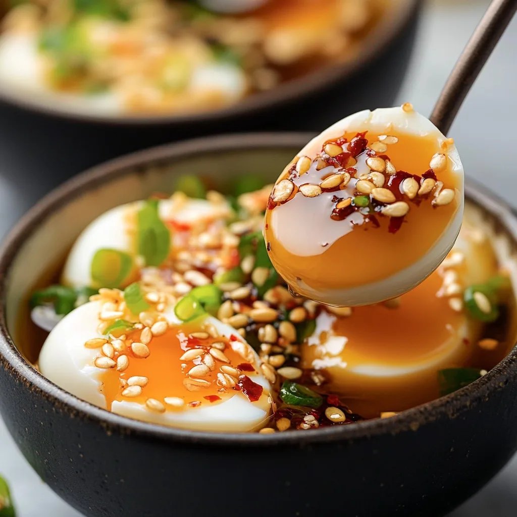 Korean Marinated Mayak Eggs