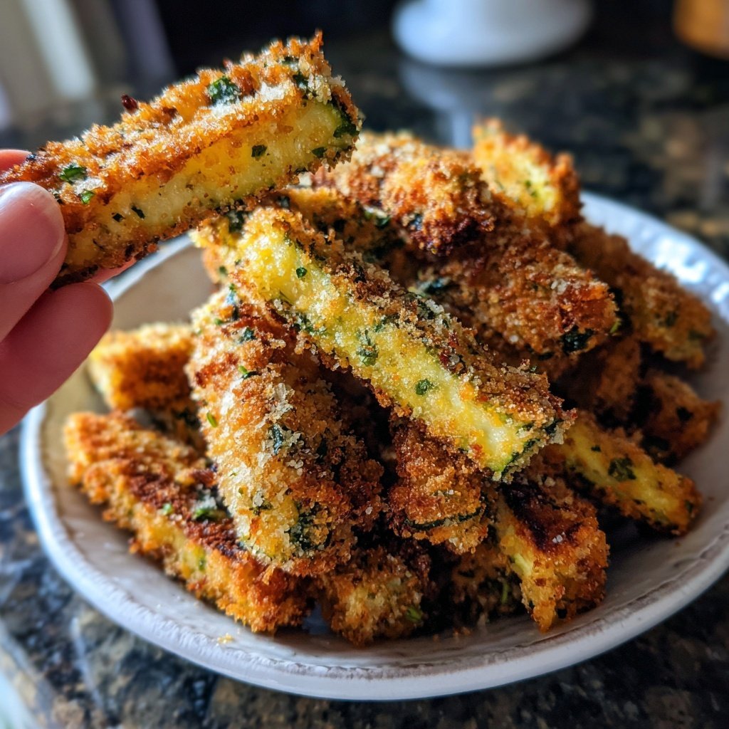 Crispy Zucchini Veggie Fries