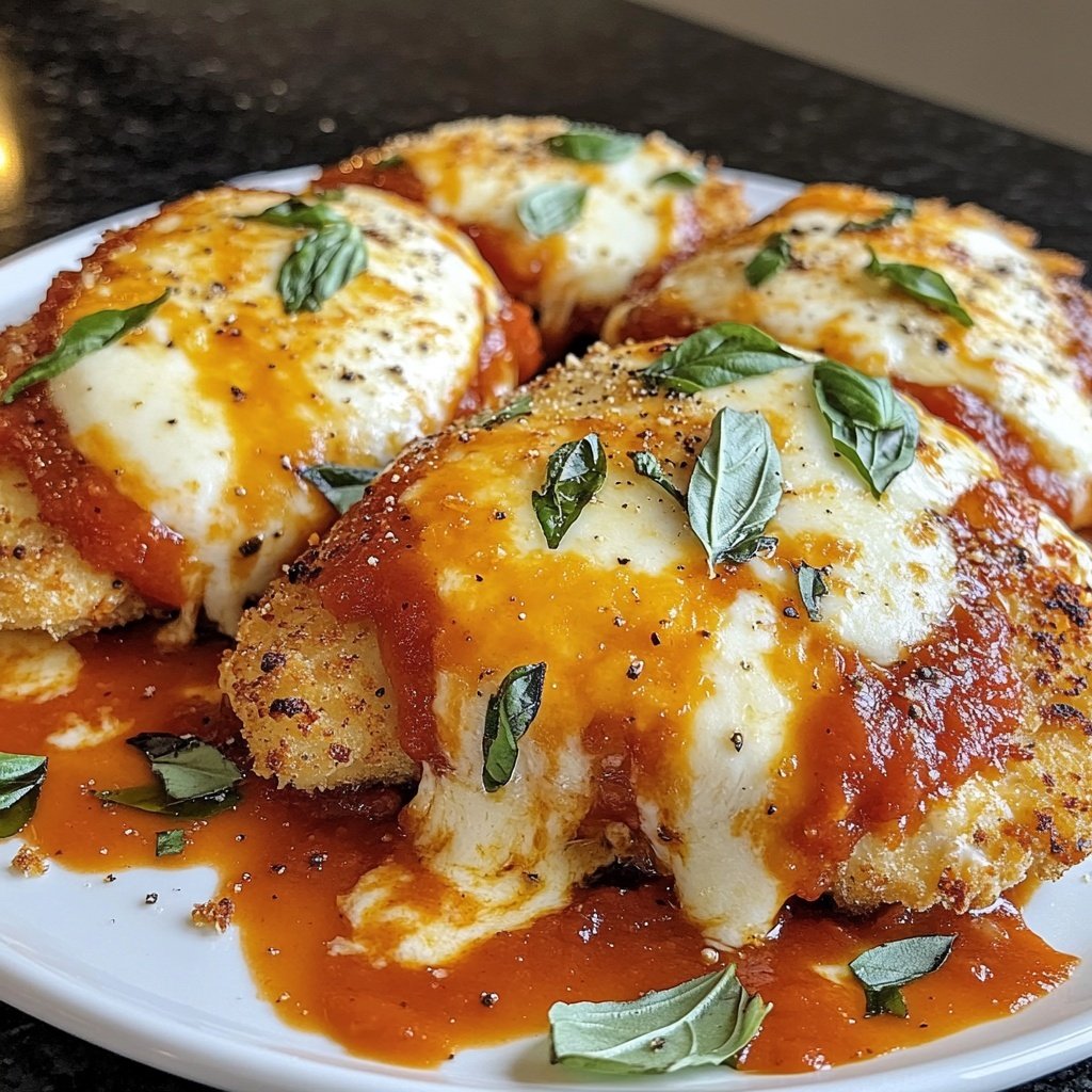 Homemade Chicken Parmesan Dinner Recipe