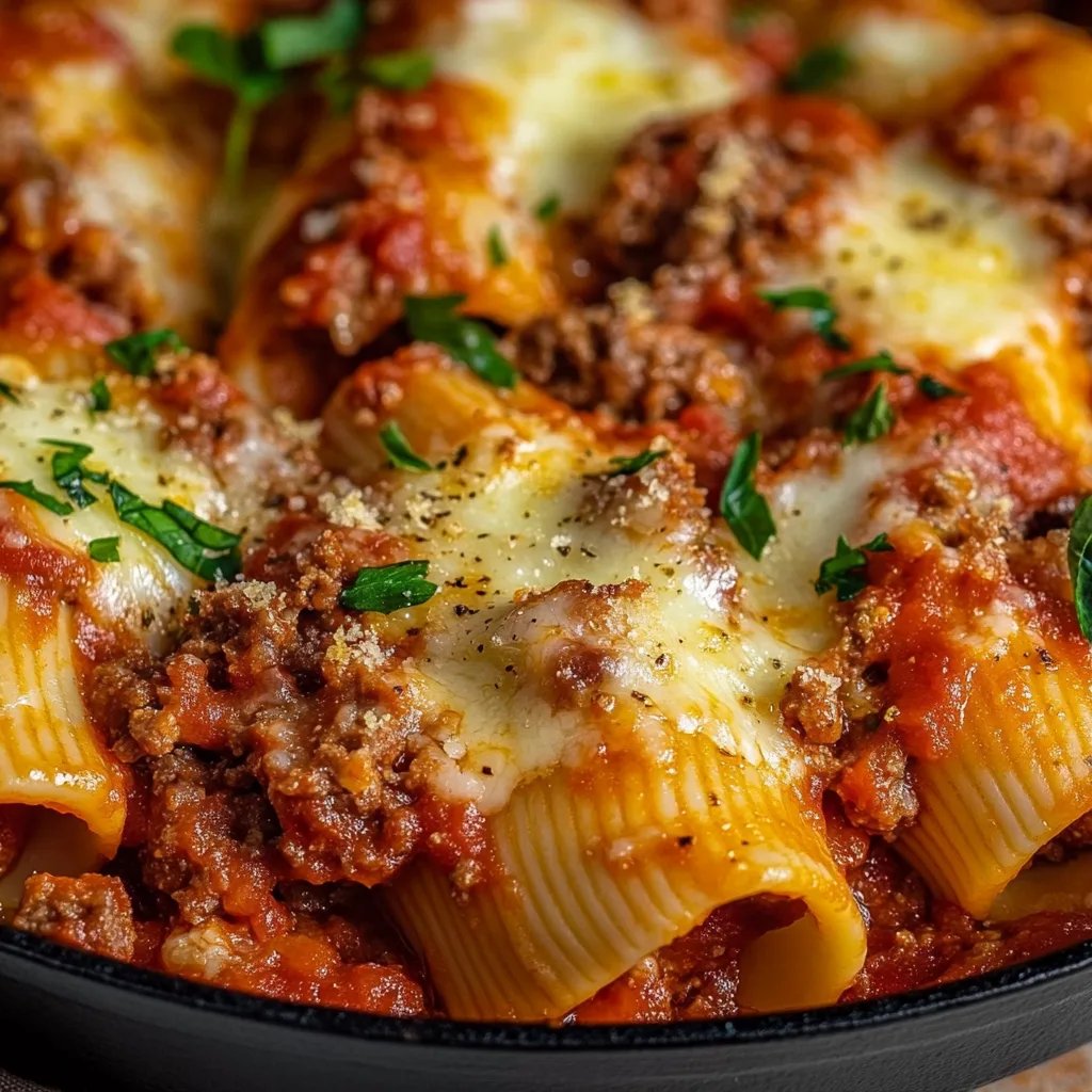 Stuffed Shells with Meat
