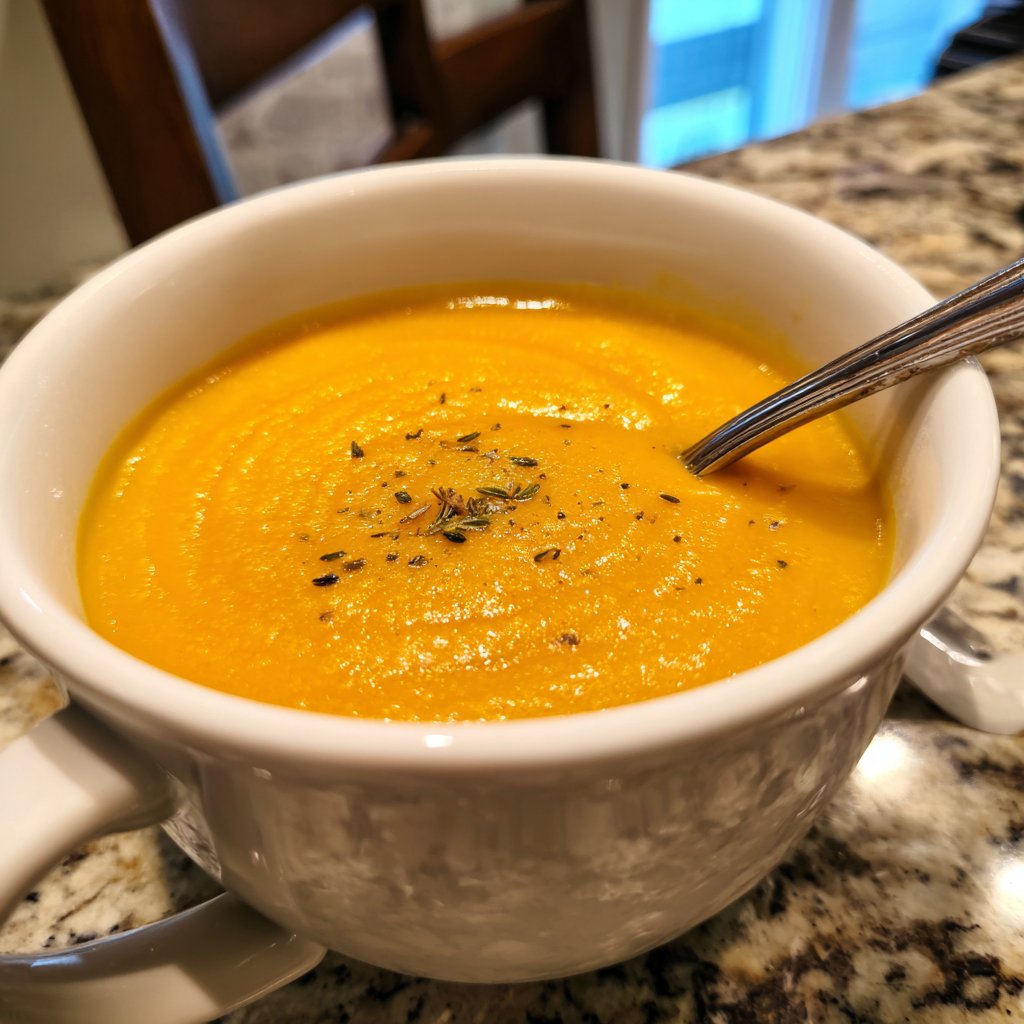 Creamy Carrot Ginger Soup