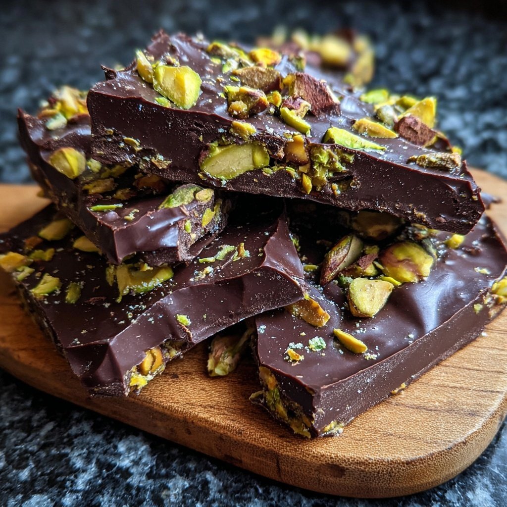 Chocolate Pistachio Bark