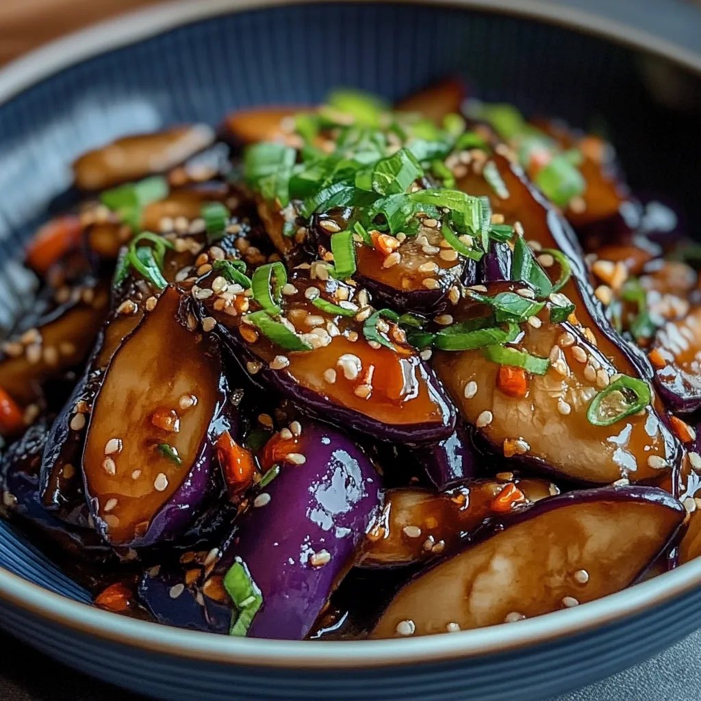 Chinese Eggplant with Garlic Sauce