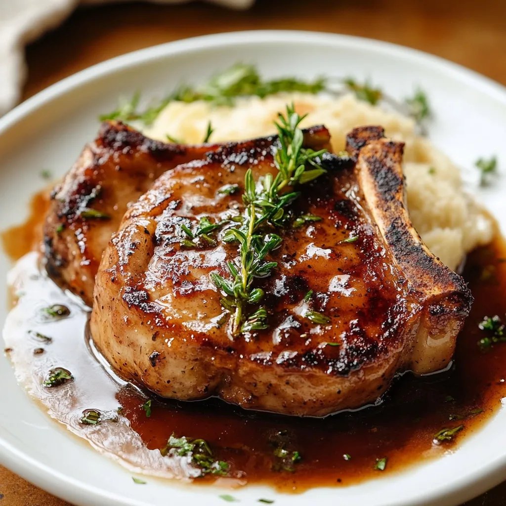 30 Minute Brown Sugar Pork Chops