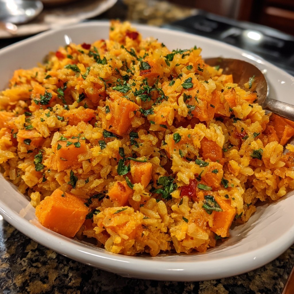 Smoky Paprika Sweet Potato Rice
