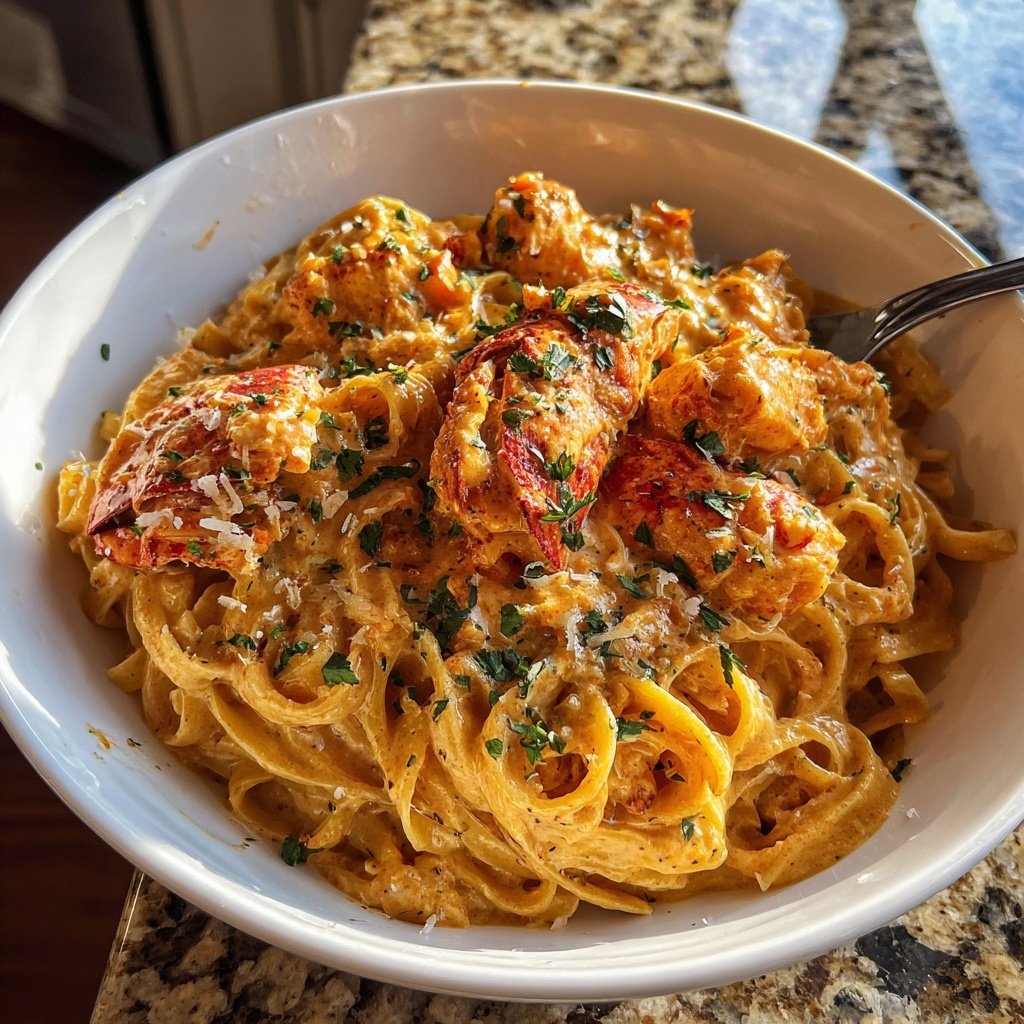 Creamy Lobster Pasta