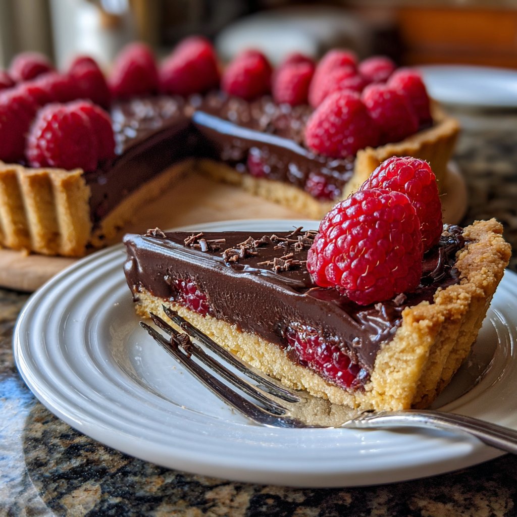 Chocolate Raspberry Tart