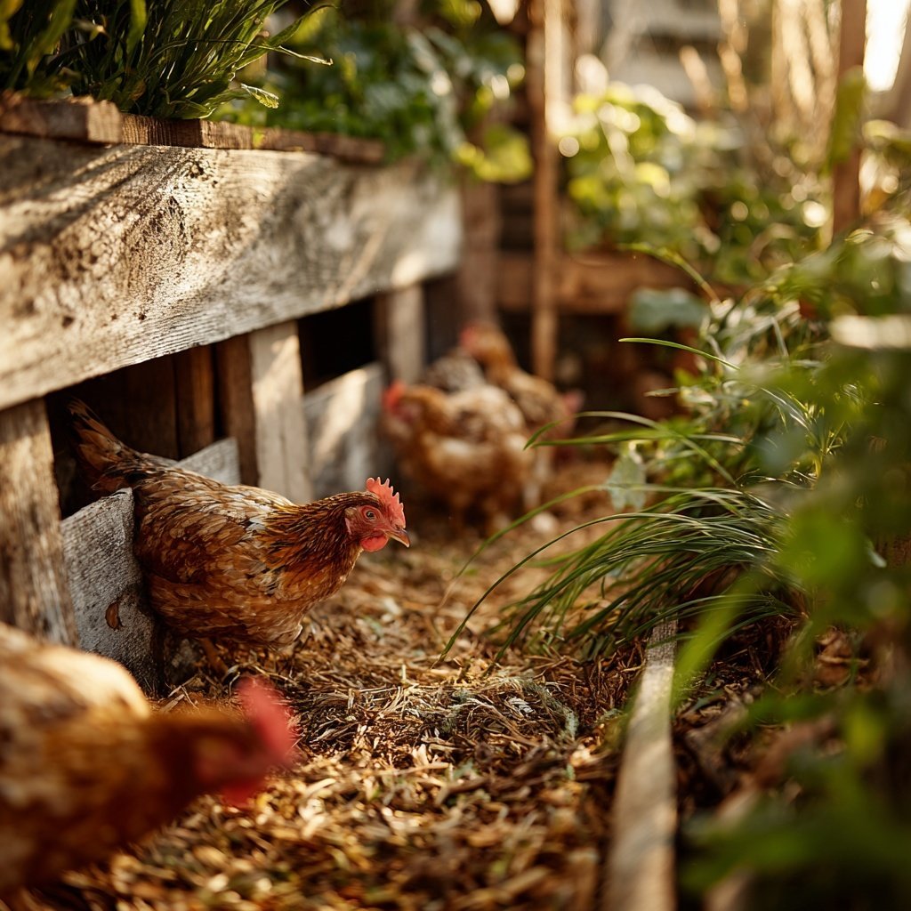 DIY Backyard Chicken Run Setup