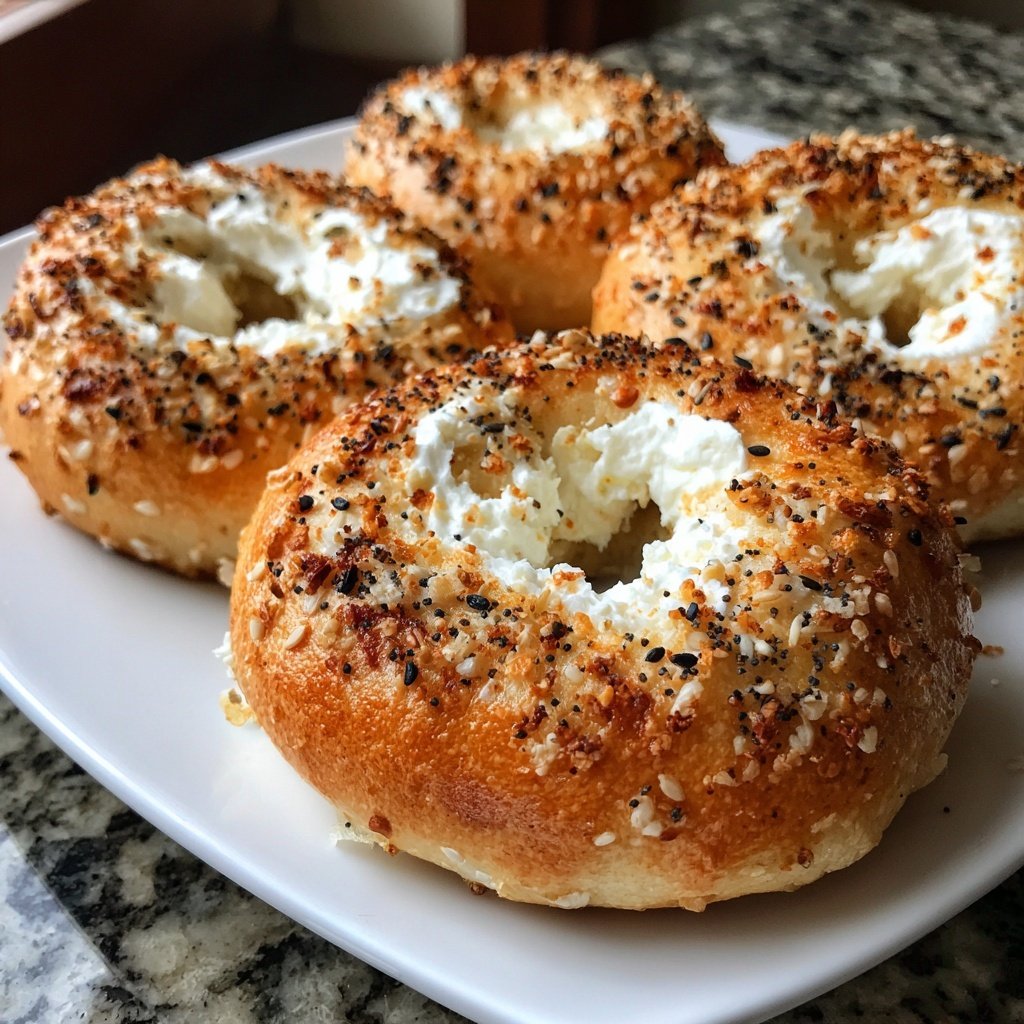 Easy Protein Bagels With Greek Yogurt