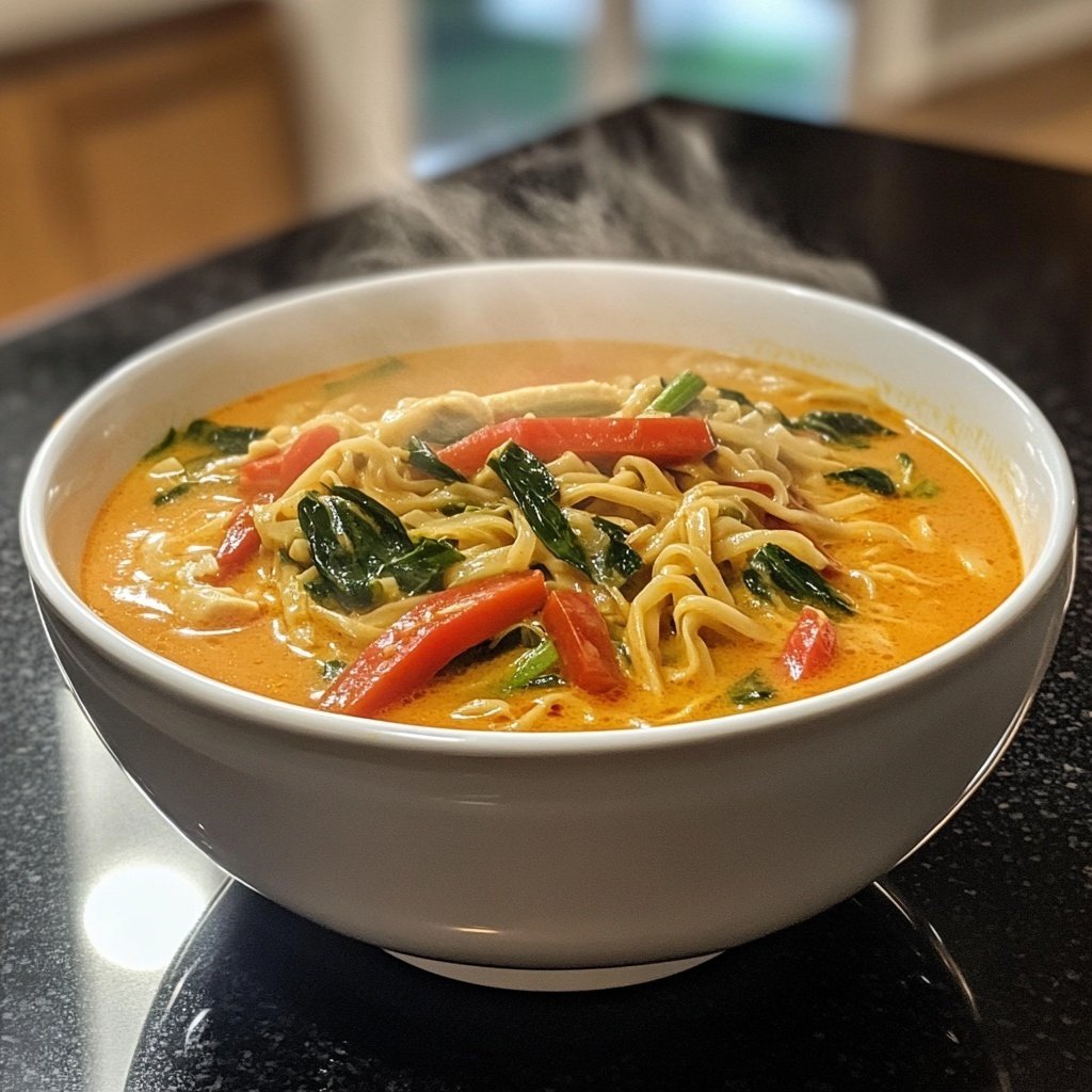 Thai Red Curry Noodle Soup