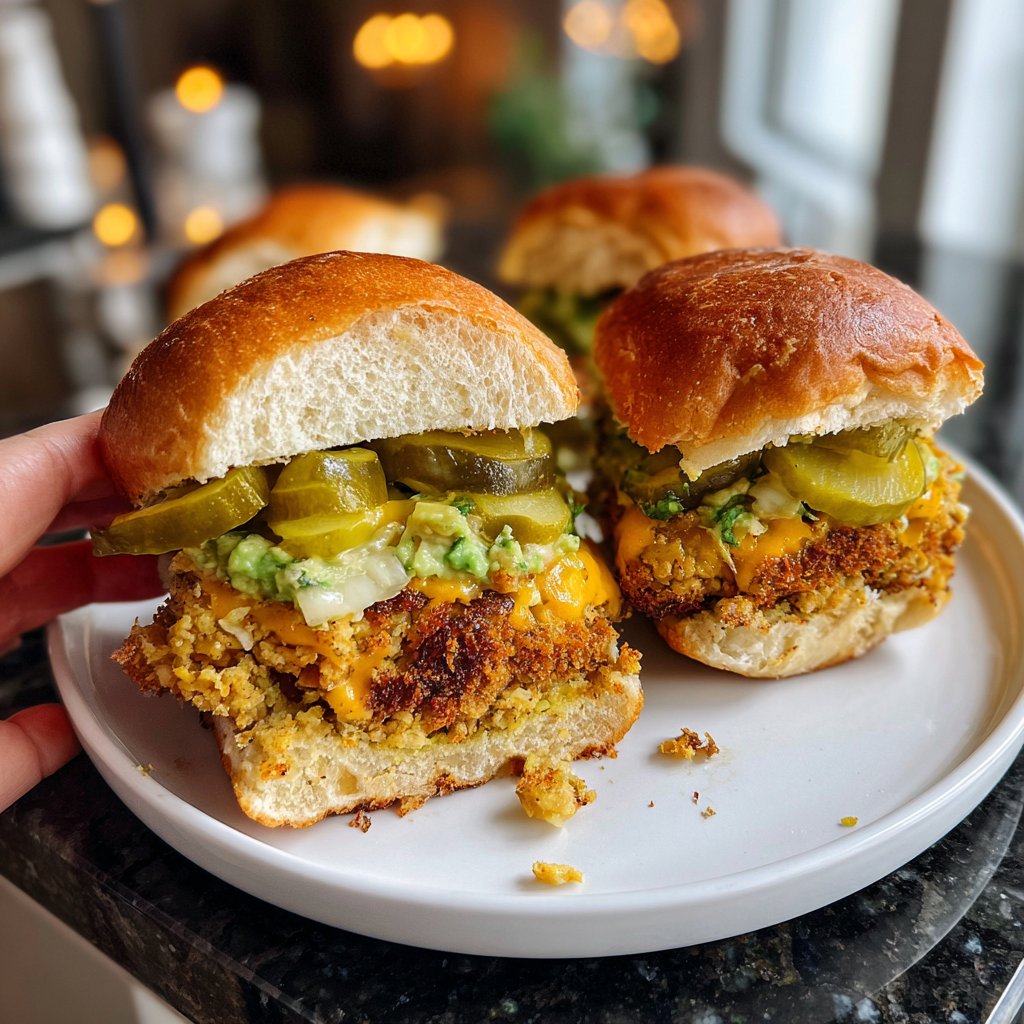Easy Slider Crispy Chickpea Sliders