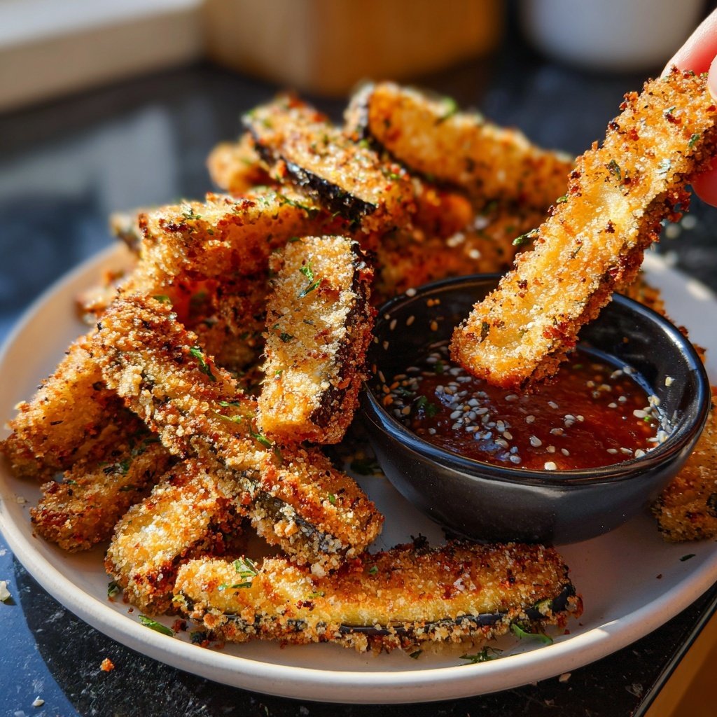 Crispy Eggplant Veggie Fries