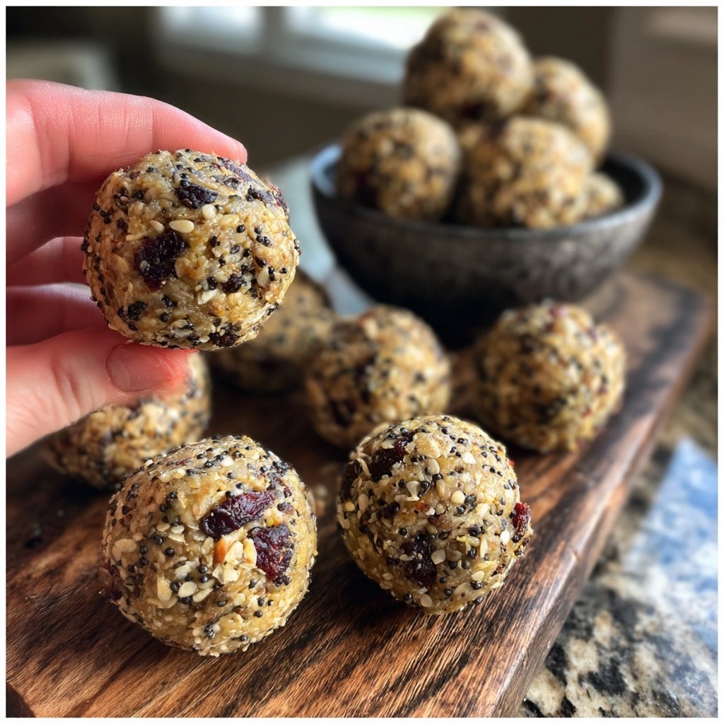 Protein Balls with Flax Seeds